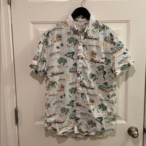 J.Crew Mens Slim Short Sleeve Button Down